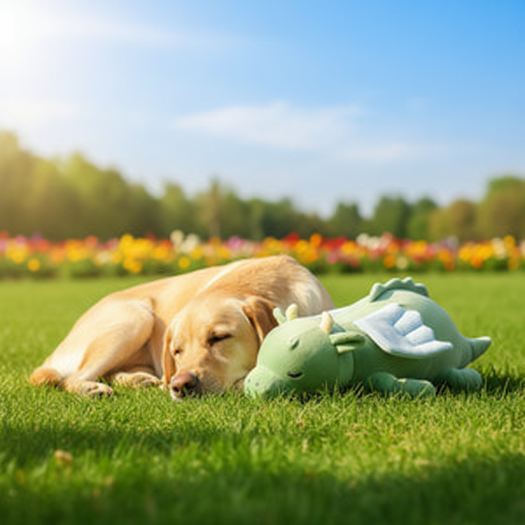 Flying Dragon Heartbeat Dog Toy – Calming Puppy Sleep Aid