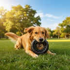 KONG Tires Dog Toy – Durable Rubber Treat Dispenser