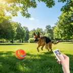 Smart Pet Ball Remote Control – Flashing Waterproof Dog Toy