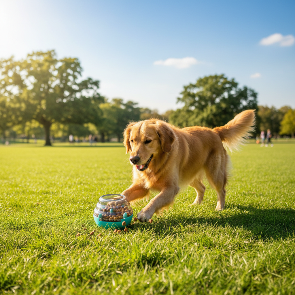 IQ Training Dog Toy – Interactive Slow Feeder Ball