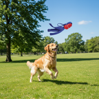KONG Classic Tails Dog Toy – Durable Fetch & Tug