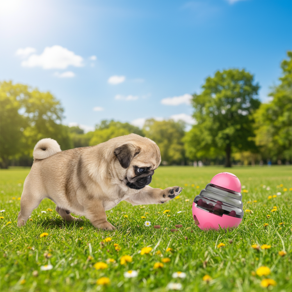 Dog Treat Dispenser Toy – IQ Tumbler Feeder
