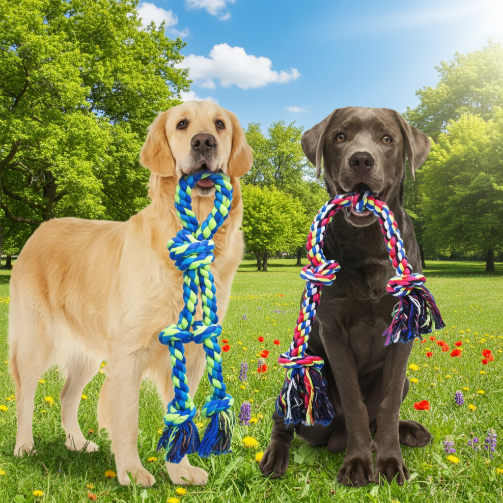 Dog Rope Toy – Dental Tug for Medium & Large Dogs