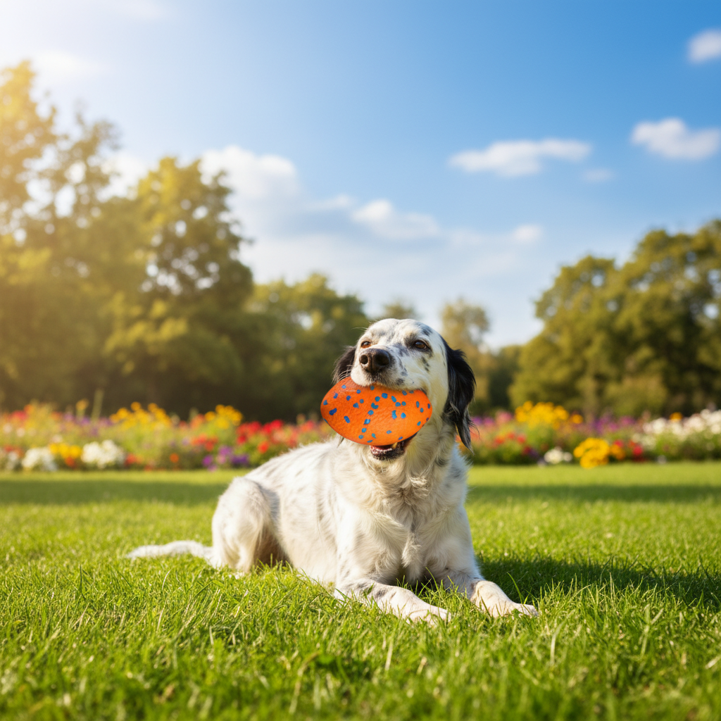 Durable Football Dog Toy for Aggressive Chewers – Floating Fetch