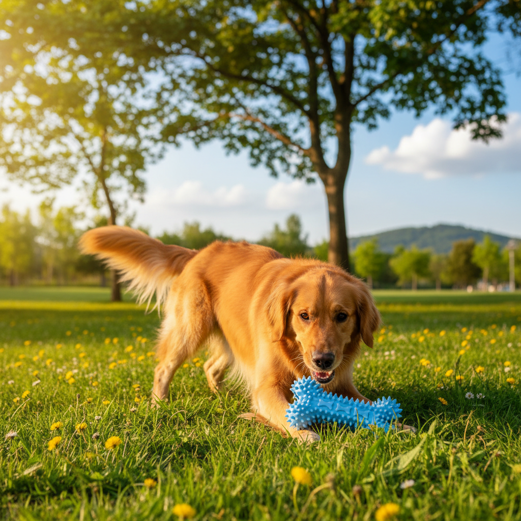 Indestructible Dog Toy for Small Dogs – Teeth Cleaning Bone