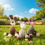Donkey Shape Plush Dog Toy – Interactive & Bite Resistant
