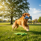 Crocodile Plush Dog Toy – Squeaky Interactive for Outdoor Play