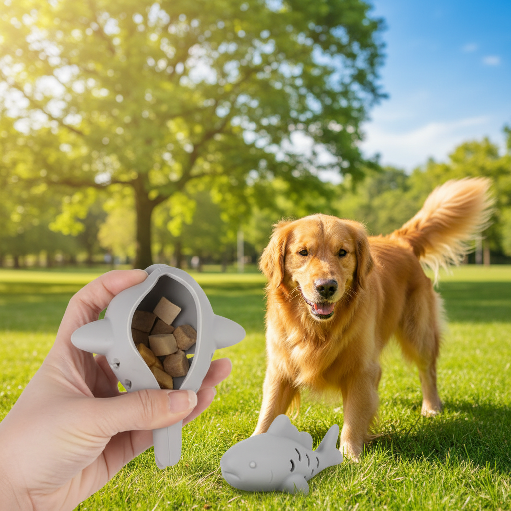 Interactive Dog Toy – Bite-Resistant with Food Dispenser