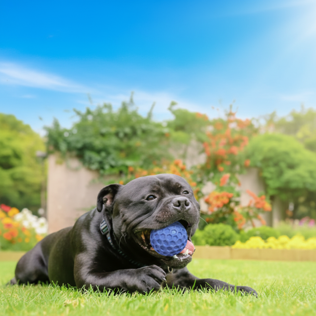 Interactive Rubber Ball – Dental Toy for All Breeds, Non-Electrical Chew