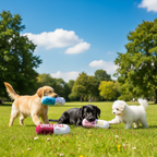 Pill-Shaped Plush Puppy Toy — Soft Bite-Resistant Interactive for Training & Teething Relief