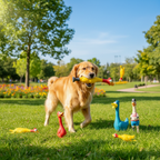 Screaming Rubber Chicken Dog Toy – Super Durable Squeaky for Fetch & Chew