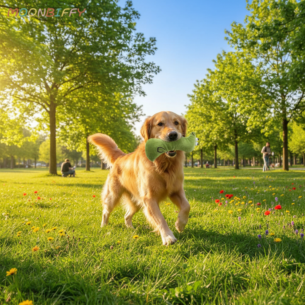 Interactive Chew & Kick Toy for Dogs | Dental-Friendly Plastic Ball