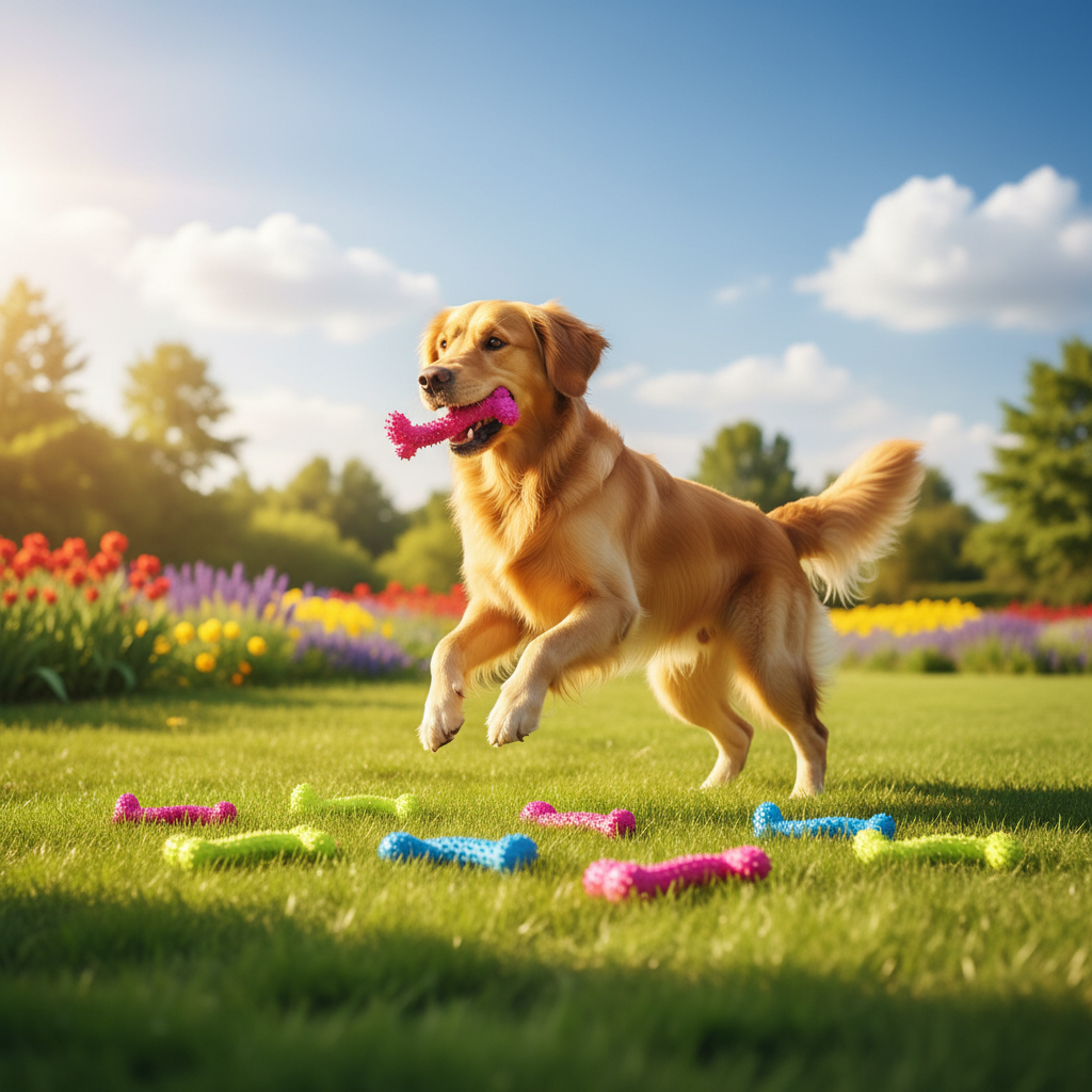 Indestructible Dog Toy for Small Dogs – Dental Chew, Non-Toxic Rubber