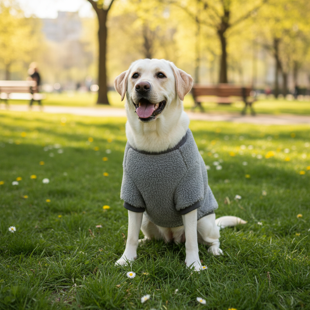Kajipetcn Winter Fleece Dog Coat – Warm Jacket for Small & Medium Dogs