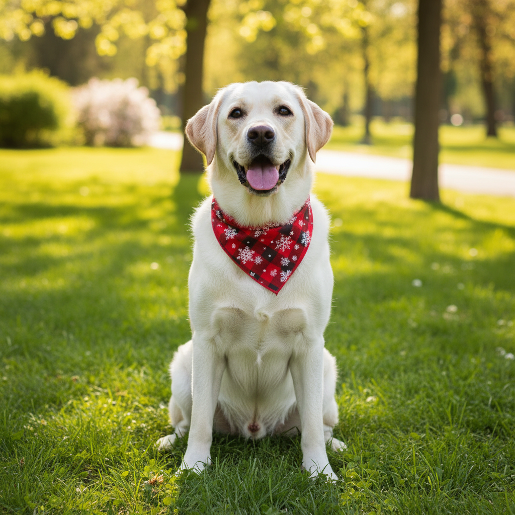 PetCare Dog Bandana – Cotton Multicolor Neckerchief, 1pc