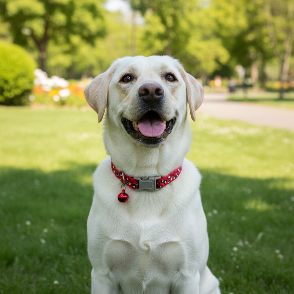 MOONBIFFY Leopard Dog Collar – Adjustable Breakaway with Bell