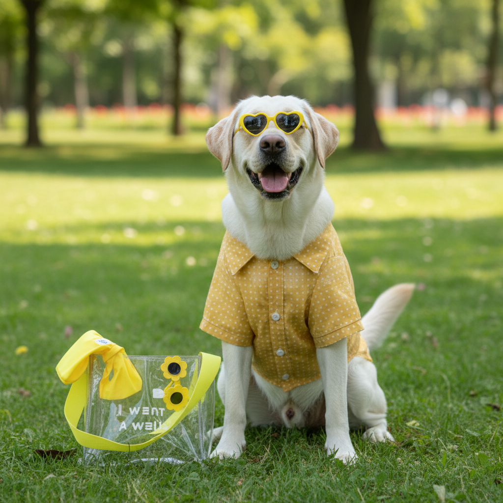 Fashion Heart Dog Sunglasses – Lightweight Photo Accessory