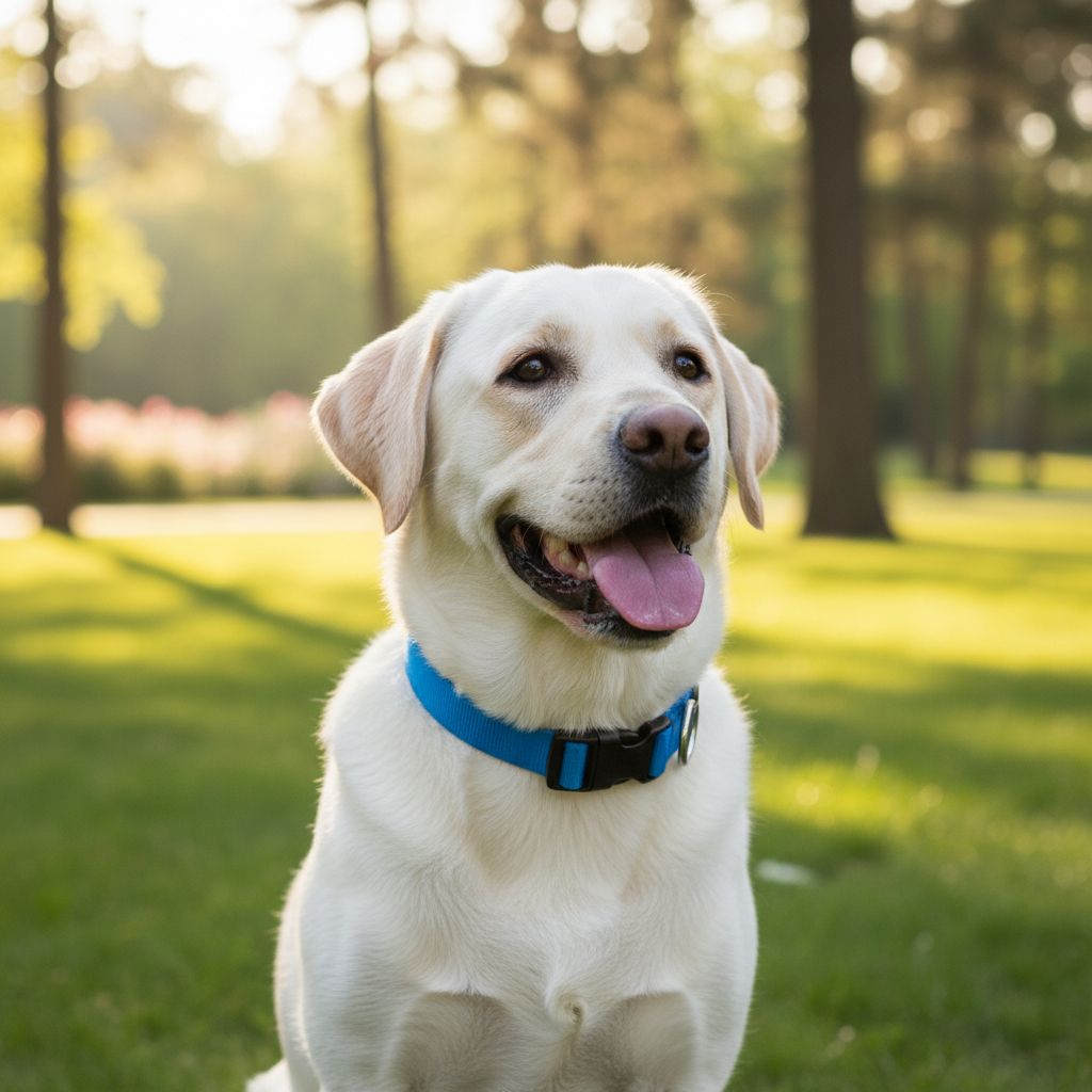 Solid Color Nylon Dog Collar – Adjustable Breakaway XS–XL