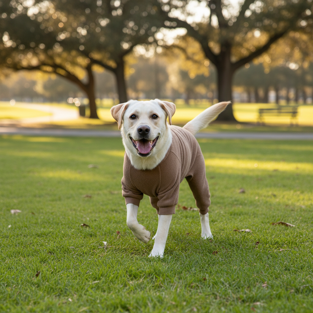 Winter Dog Pajamas – Warm Fleece Jumpsuit for Small & Medium Dogs