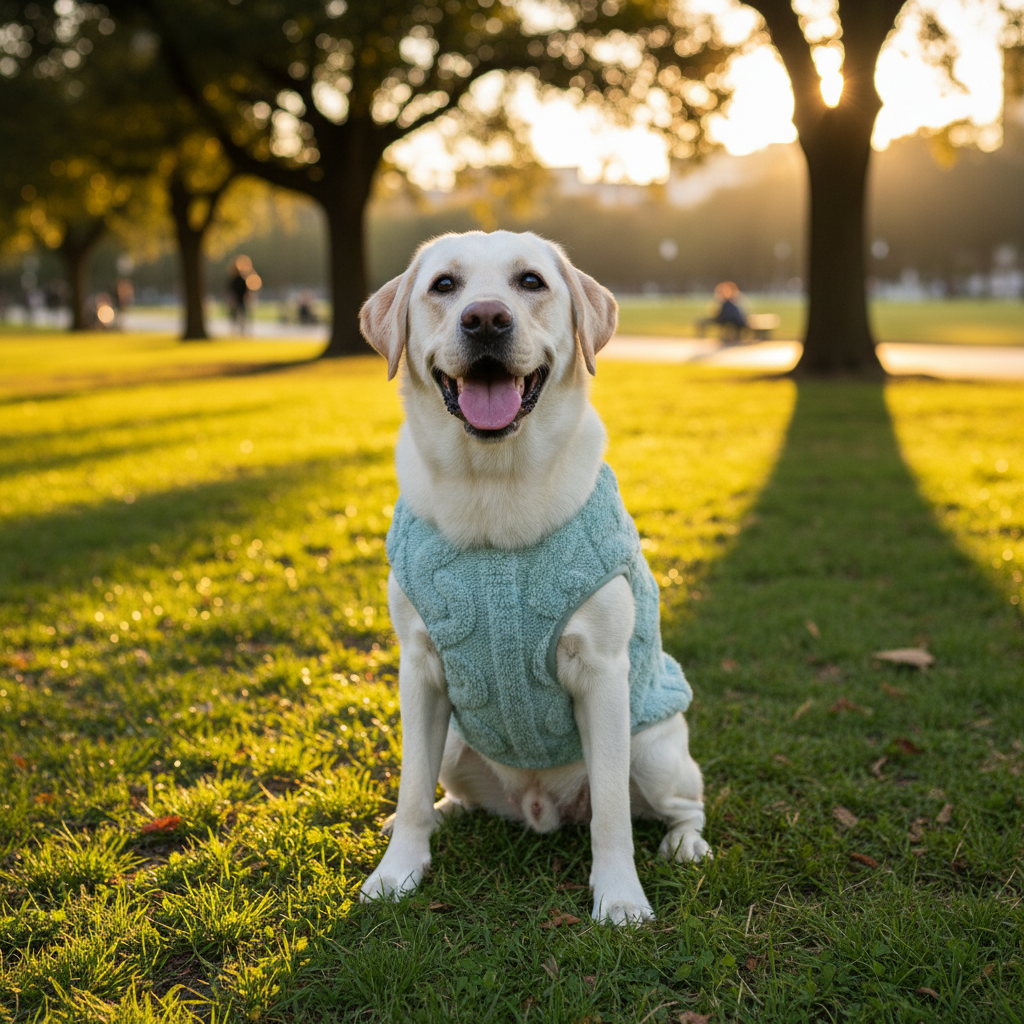 Holapet Soft Fleece Dog Sweater | XS-XL | Pink, Khaki, Red & Green