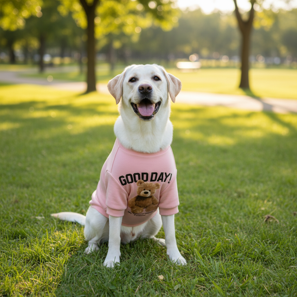 NONECN Autumn Winter Dog Hoodie | XS-XL | Cute Bear Design