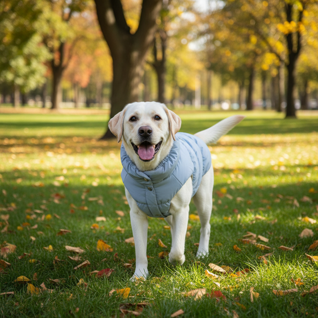 Didog Winter Padded Dog Coat – Windproof Warm Jacket for Small & Medium Dogs