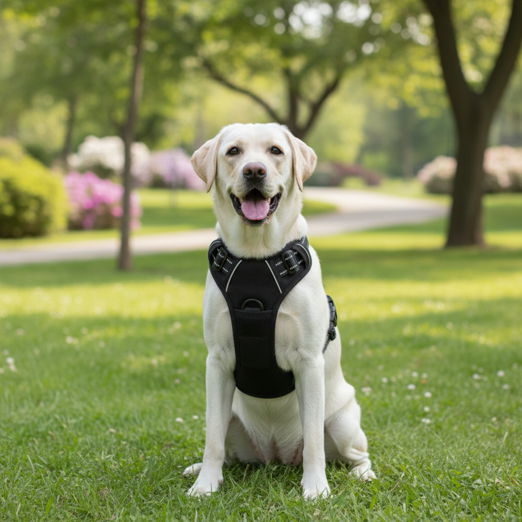 BeiYu Pet Dog Harness Vest Set – Leather Collar & Leash Kit for Small Dogs