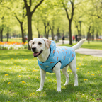 Dog Hooded Down Jacket – Winter Coat with Leash Ring