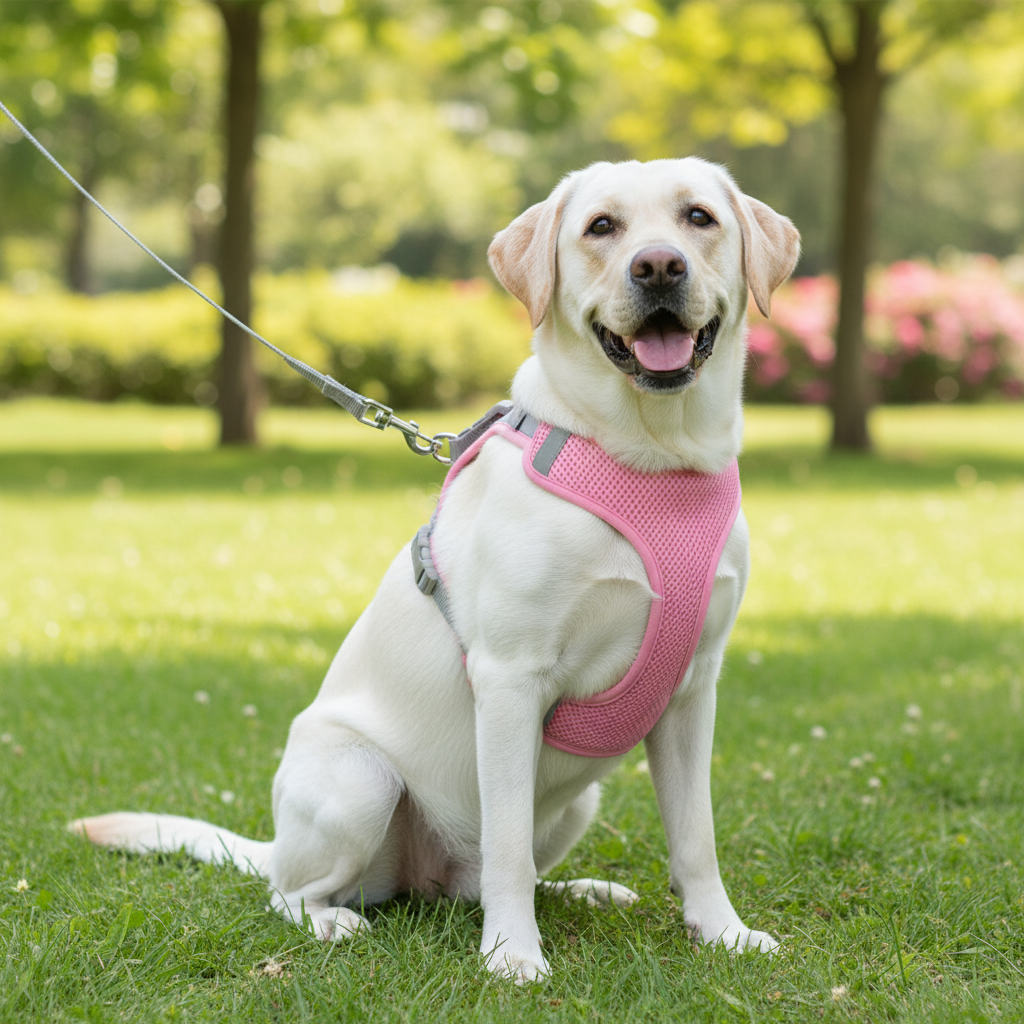 Reflective Nylon Dog Harness – Quick Release Small Breed