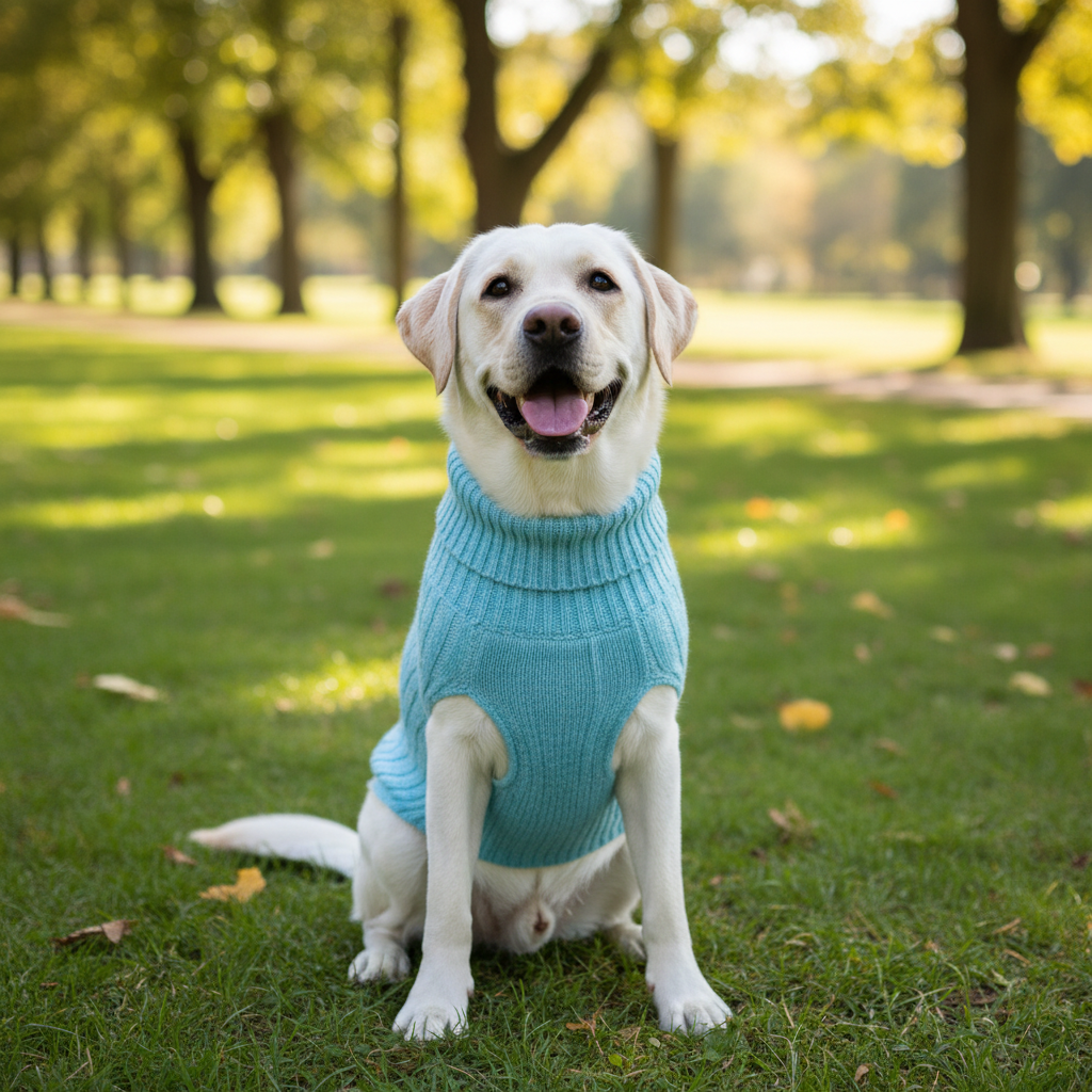 Cozy Knitted Dog Sweater – Soft Acrylic Winter Pet Pullover