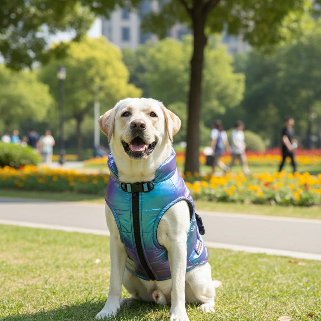 Waterproof Reflective Dog Vest – Velvet Lined Winter Jacket