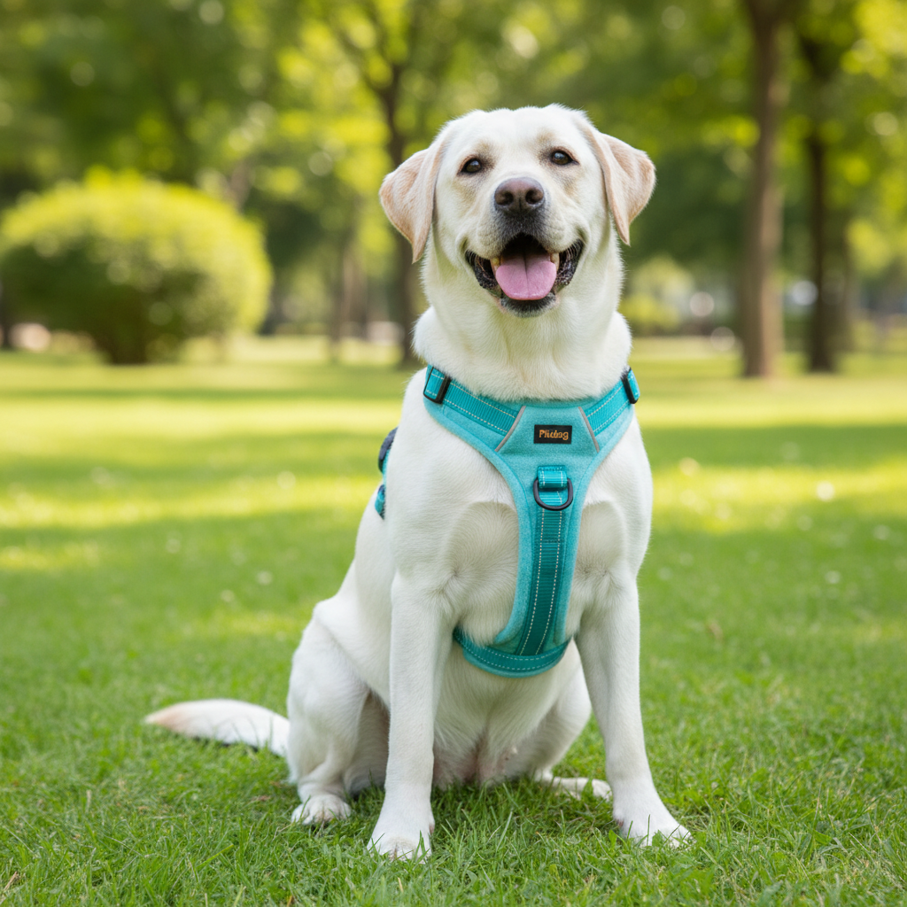 Reflective Dog Harness Vest – Warm Padded Night Safe Design
