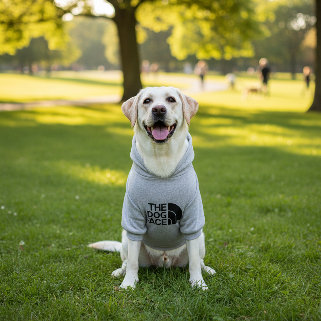 Winter Warm Dog Hoodie – Large Breed Polyester Jacket