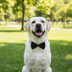 Nylon Bow Tie Dog Collar – Adjustable Stylish Accessory