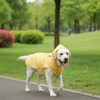 Waterproof Dog Raincoat – Lightweight Blue Polyester Jacket