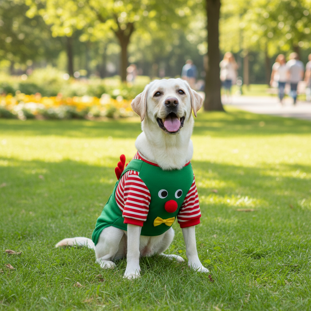 Santa Claus Dog Coat Costume – Red Holiday Winter Jacket