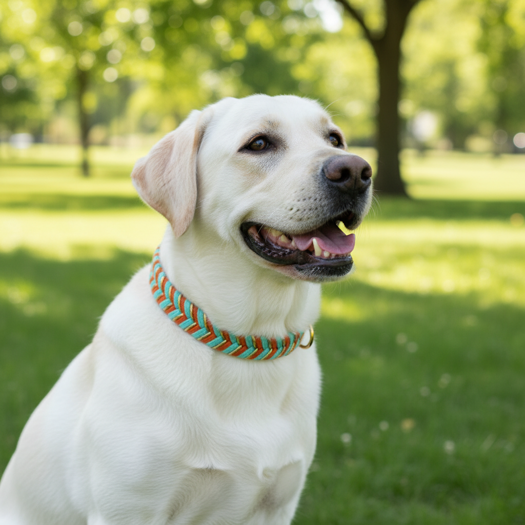 Colorful Dog Fashion Collar – Reflective Breakaway Neck Ring