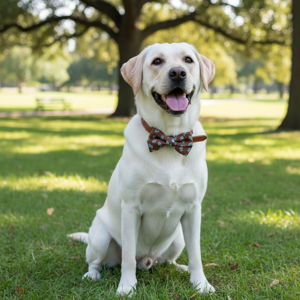 Maillard Dog Bow Tie Nylon – Delicate Polished Pet Bowknot