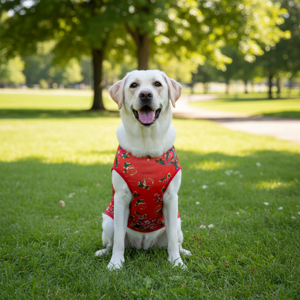 Breathable Dog Vest for Medium Large Dogs – Soft Multicolor Shirt