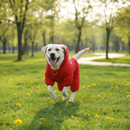 Waterproof Dog Winter Coat with Hood – Fleece Lined Warm Jacket