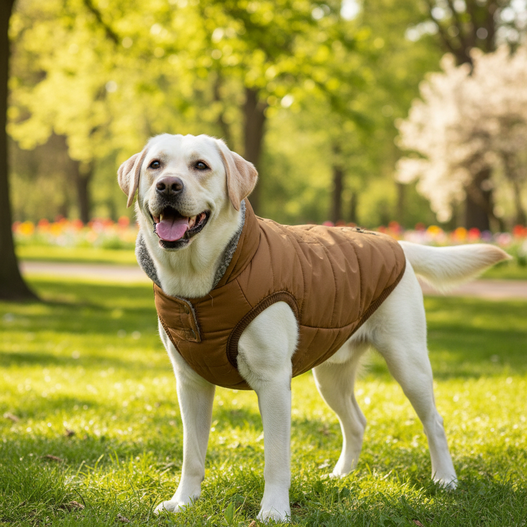 Thick Warm Dog Jacket – Autumn Winter Coat for Small Dogs
