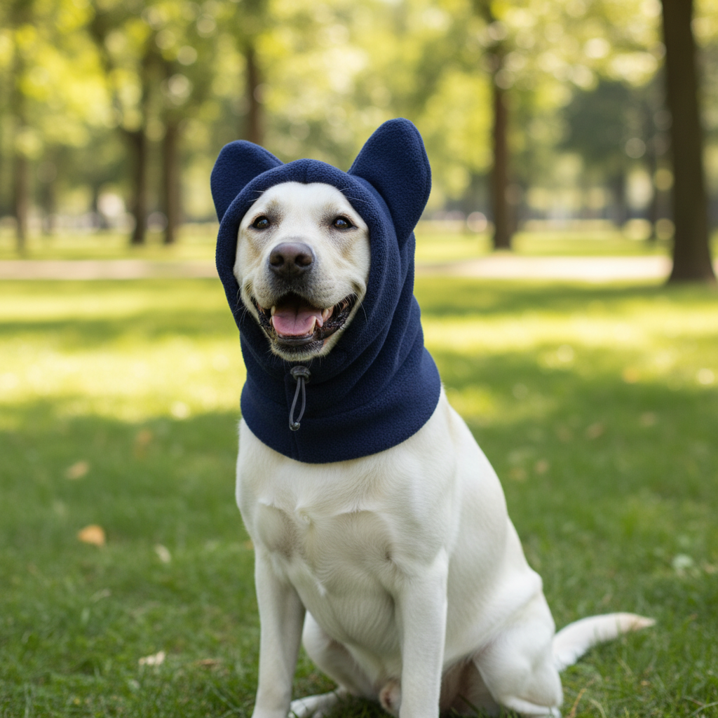 Fleece Bat Dog Hat with Ears – Warm Winter Hoodie