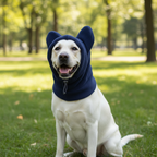 Fleece Bat Dog Hat with Ears – Warm Winter Hoodie