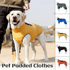 Cotton Padded Dog Coat Windproof – Warm Winter Jacket