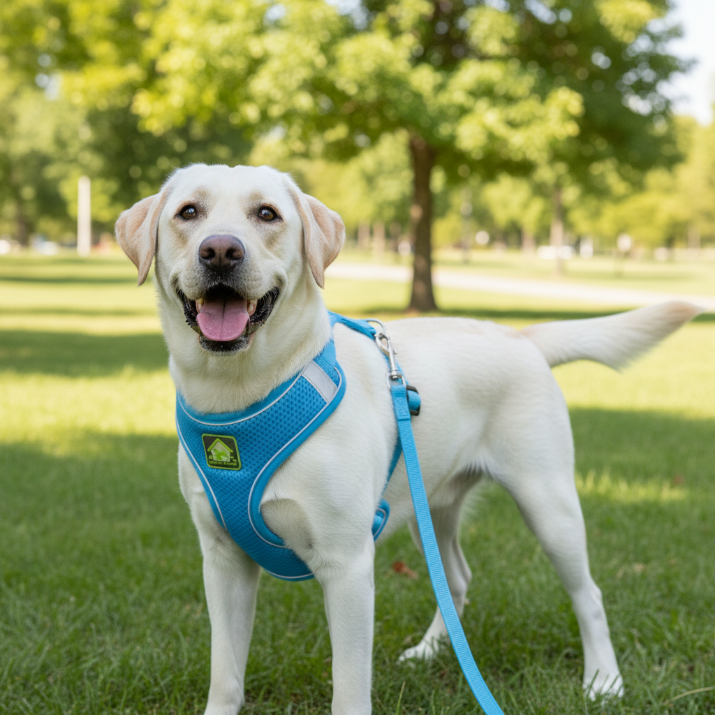 Reflective Dog Harness and Leash Set – No Pull Mesh Vest