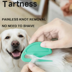 Multicolor Dog Knot Cutter – Stainless Steel Grooming & Shedding Brush