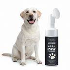 100ml Dog Paw Cleaner Foam – Waterless Rinse-Free Silicone Scrubber & Pet Paw Shampoo