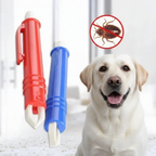 Plastic Pet Tweezers for Tick & Flea Removal – Safe for Dogs & Rabbits
