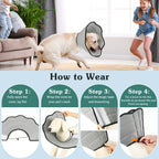 Dog Recovery Cone – Soft Mesh Breathable Collar
