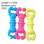 Rubber Bone Molar Toy – Interactive Teeth Cleaning for Puppies & Teething Relief